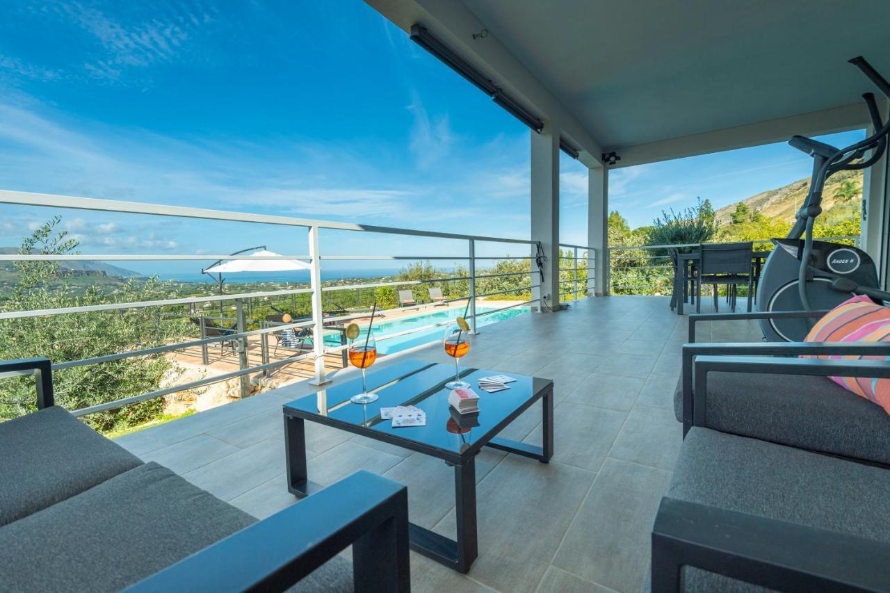 Villa Luxury Con Piscina Privata Vista Mare - 카스텔라마레델골포 외부 사진