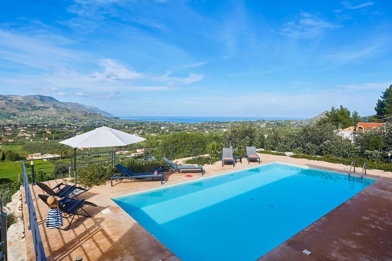Villa Luxury Con Piscina Privata Vista Mare - 카스텔라마레델골포 외부 사진