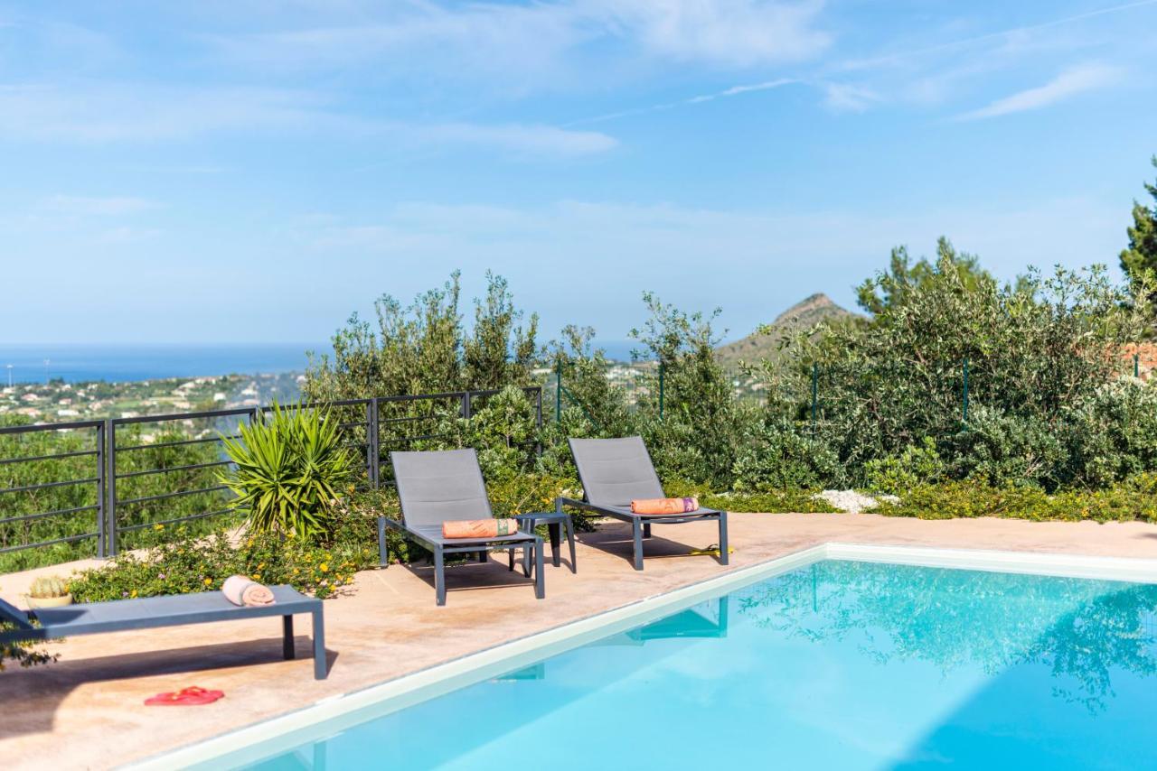 Villa Luxury Con Piscina Privata Vista Mare - 카스텔라마레델골포 외부 사진